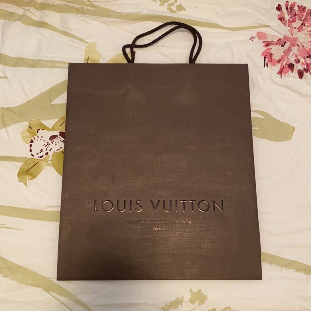Authentic Louis Vuitton Shopping Bag